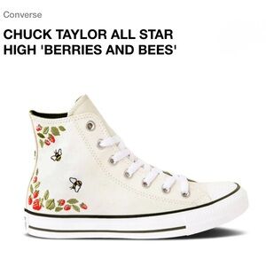 Converse High Top Sneakers Berries and Bees